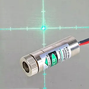 5mW 10mW Calibrated cross scale laser module with red and green light, glass lens, adjustable diode, optical instrument