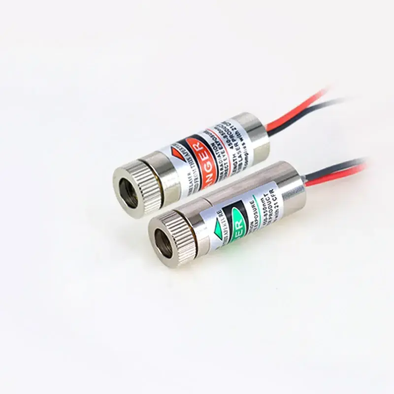 5mW 10mW Calibrated cross scale laser module with red and green light, glass lens, adjustable diode, optical instrument