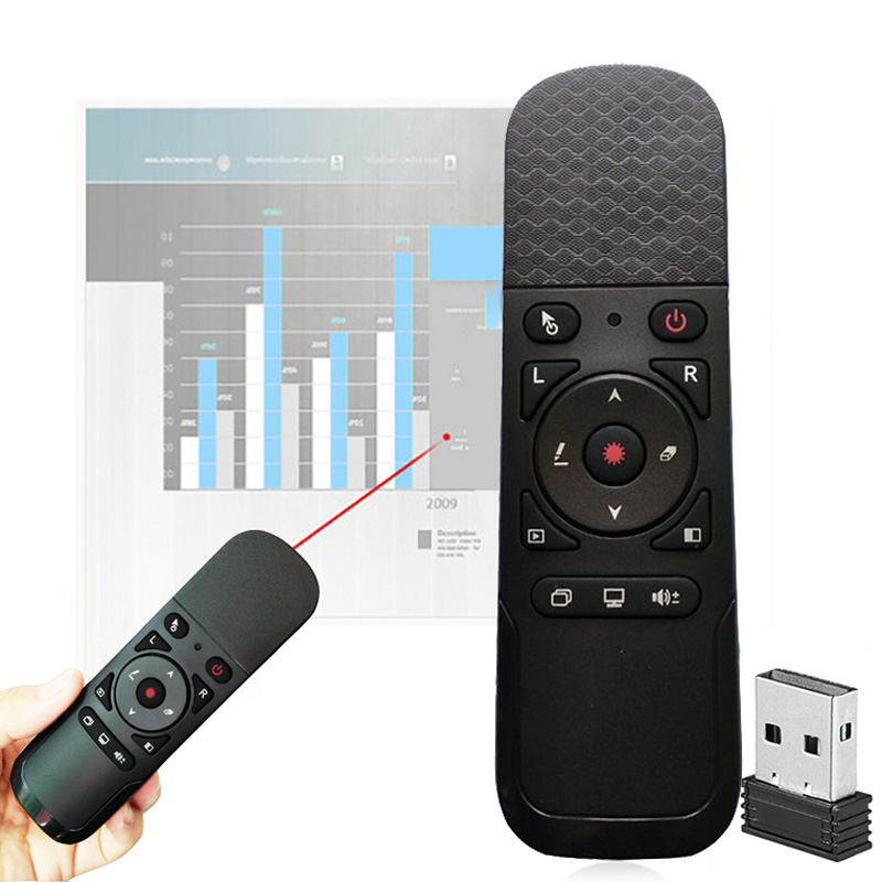 RF 2.4GHz Wireless Presenter USB Remote Control Presentation Laser Pointer zp627 air mouse for PPT presentation