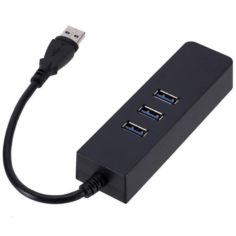 3 Ports USB 3.0 Hub To RJ45 Gigabit Ethernet LAN Wired network