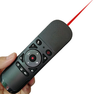 2.4GHz USB Charge Laser Pointer Pen Flip PPT Page-turning Air Mouse 50m Remote Control for Powerpoint Presentations