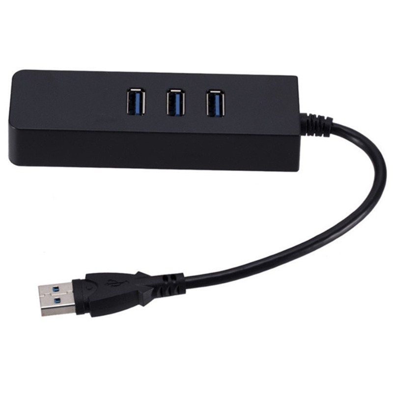 3 Ports USB 3.0 Hub To RJ45 Gigabit Ethernet LAN Wired network