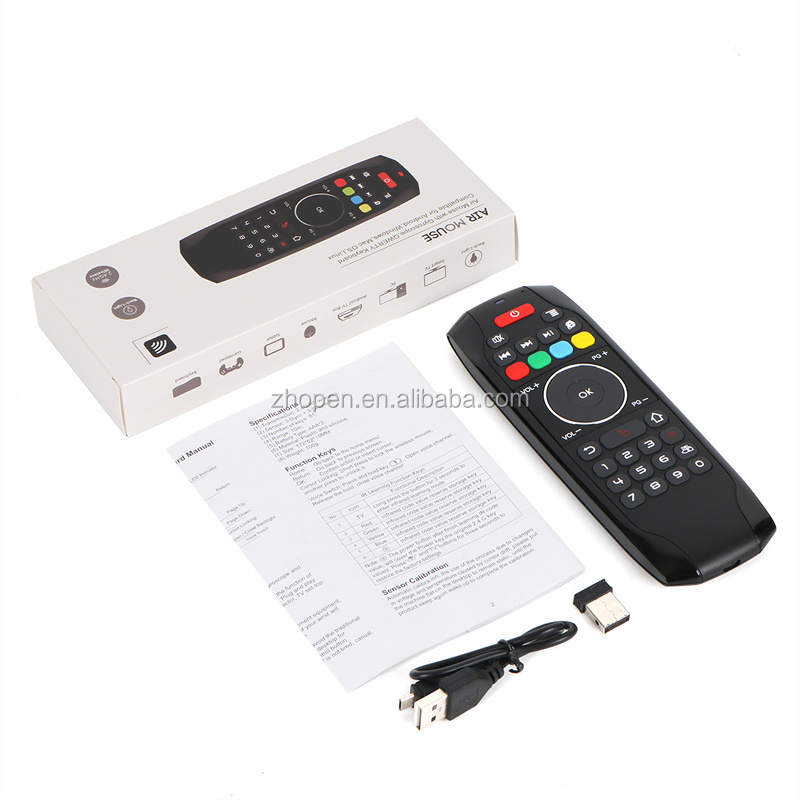 hot selling G7 uzaktan kumanda iptv keyboard-air mouse remote control for mag box 256