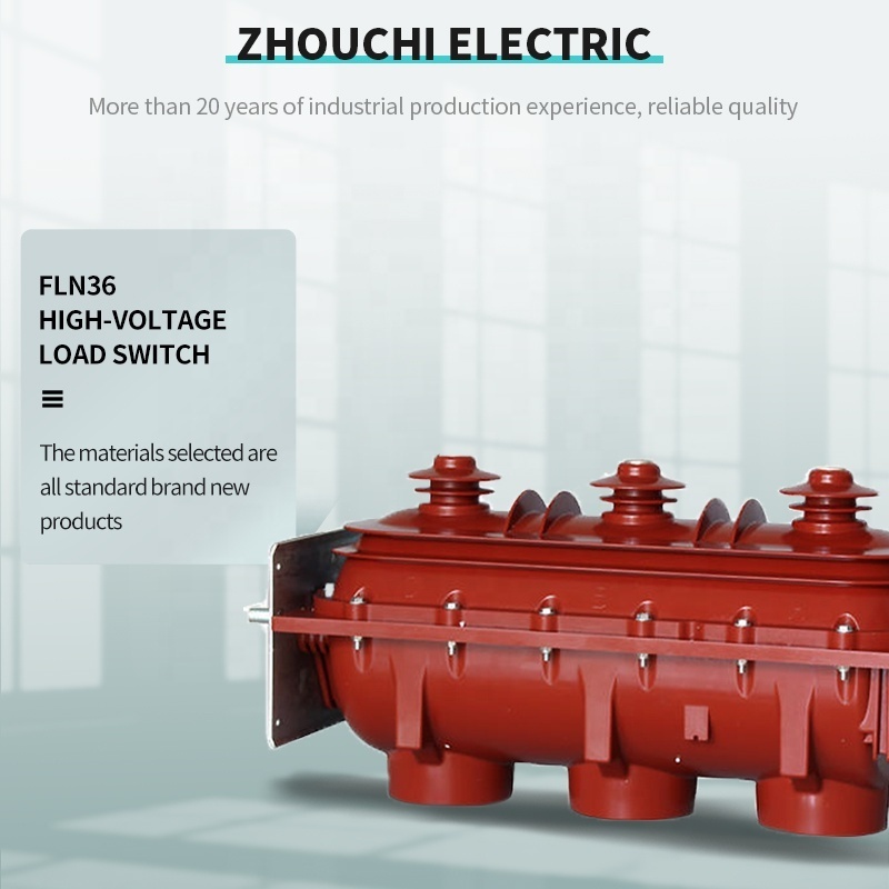 FLN36-12 12KV Load Break Switch 24KV Three Phase Outdoor High Voltage SF6 Circuit Breaker with 630A Rated Current