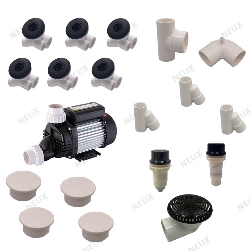 Hot Sale Water Jet Whirlpool System Bathtub Components Whirlpool Jet Kits