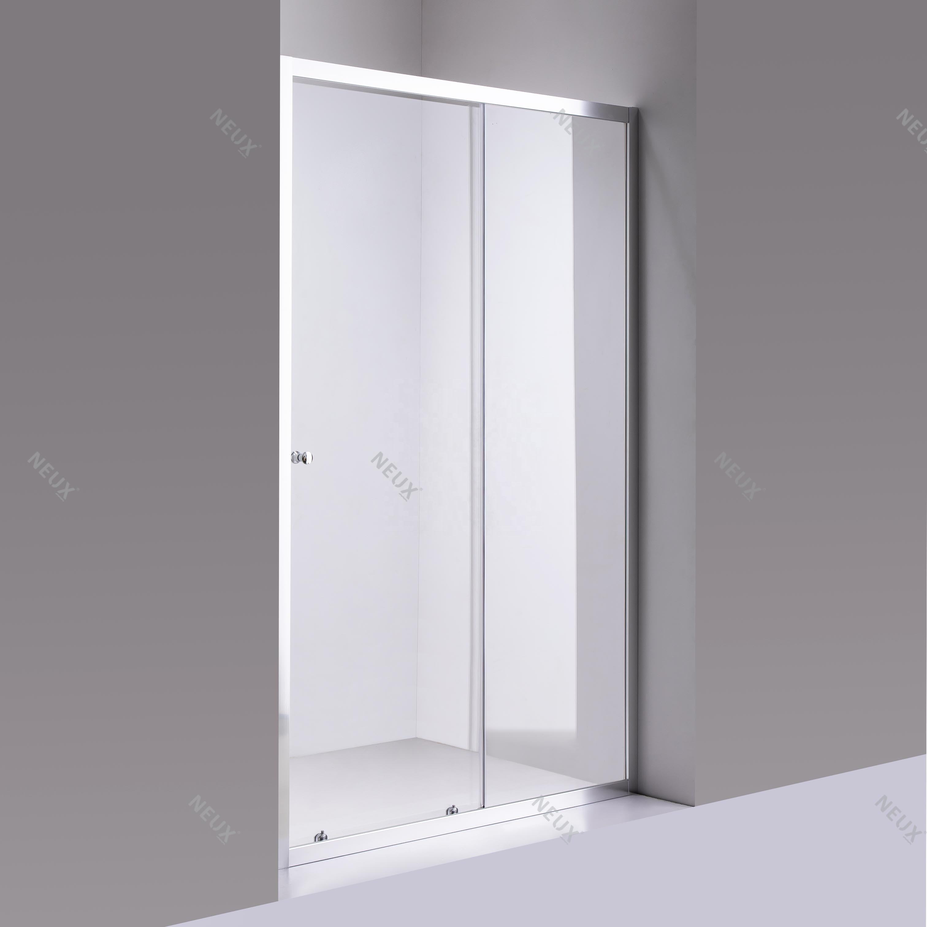 Factory Direct Sale Bathroom Clear Tempered Glass Sliding Shower Doors