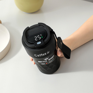 510ml Coffee Cup Vacuum Cup Travel Thermal Mug Stainless Steel Insulated Mug Led Coffee Mug