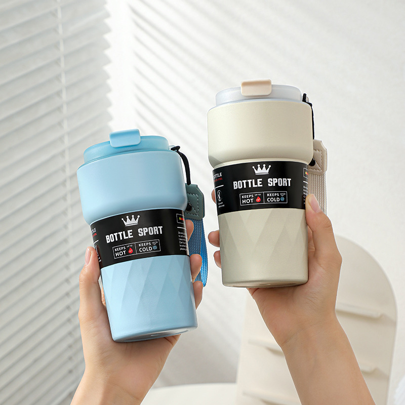 510ml Coffee Cup Vacuum Cup Travel Thermal Mug Stainless Steel Insulated Mug Led Coffee Mug