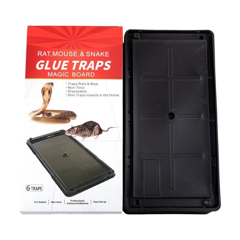 Easy to Set Safe to Children Pets Super Glue Traps for Mice Snakes Heavier Sticky Traps With Non-Toxic Glue