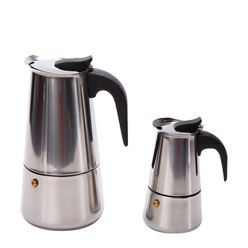 hot sell 6 cup espresso coffee pot stainless steel moka pot