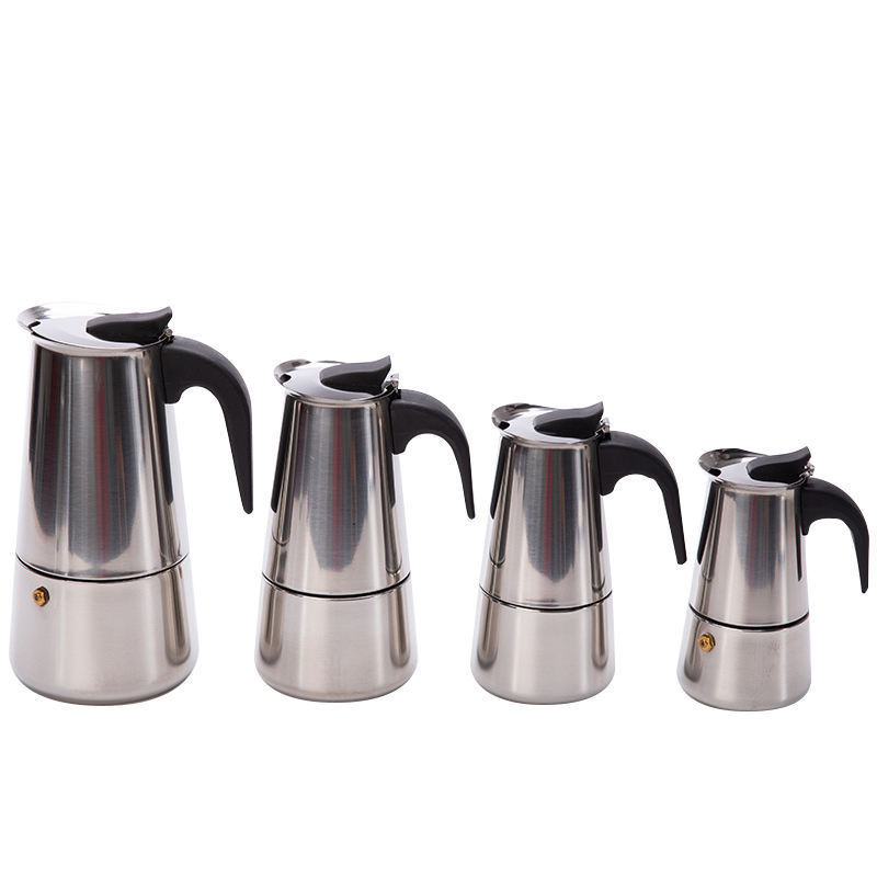 hot sell 6 cup espresso coffee pot stainless steel moka pot