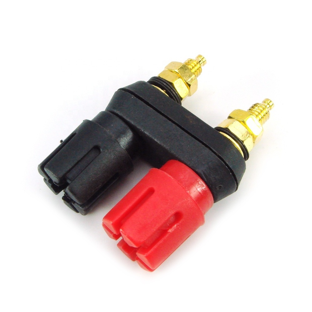 Dual 4mm Banana Plug Jack Socket Binding Post for Speaker Amplifier Terminal