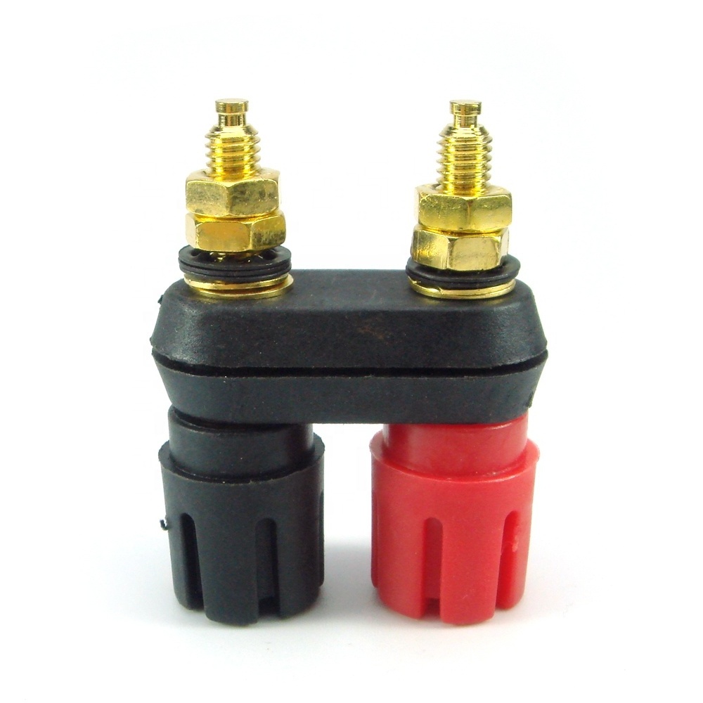 Dual 4mm Banana Plug Jack Socket Binding Post for Speaker Amplifier Terminal