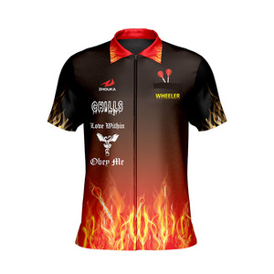 Unique Design Your Own Sublimation Dart Shirt Logos Dart Jersey Uniform