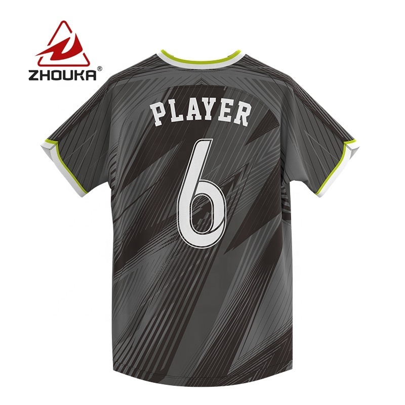 Custom High Quality Sublimation Print Polyester Soccer Uniform Shirt Soccer Jersey Sublimation Breathable Football Jersey Shirts