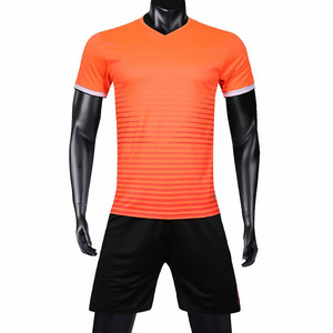 Original wholesale soccer uniforms orange colors of soccer uniforms football