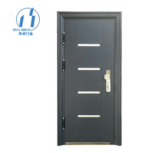 ZHOULV DOOR advanced technology steel security doors with aluminum bar hotel used