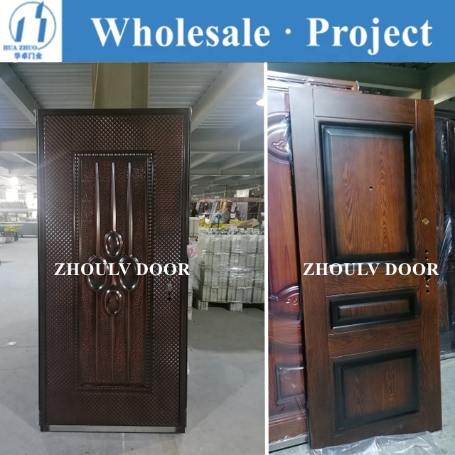 ZHOULV DOOR design competitive price classic metal garage door used metal security doors