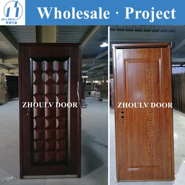 ZHOULV DOOR design competitive price classic metal garage door used metal security doors