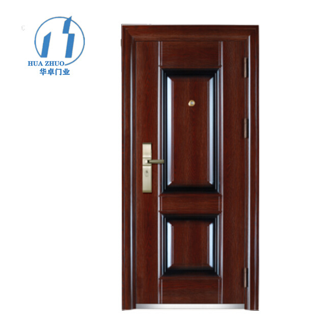 ZHOULV DOOR Ghana main entrance steel security door cheap price metal doors