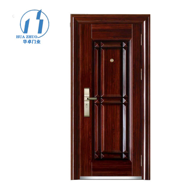 ZHOULV DOOR Ghana main entrance steel security door cheap price metal doors