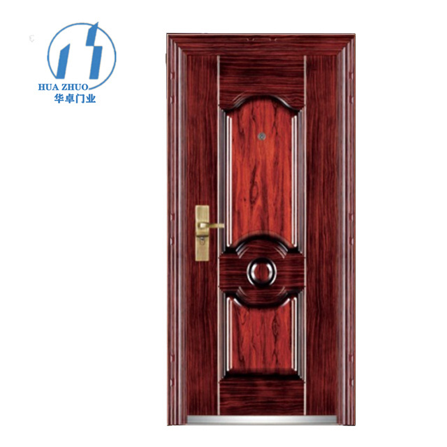 ZHOULV DOOR Ghana main entrance steel security door cheap price metal doors