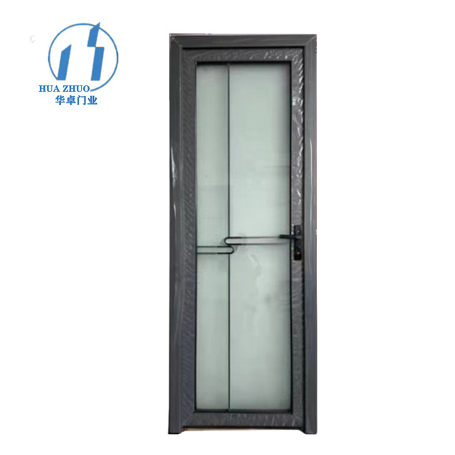 Zhoulv door in stock price frosted glass interior doors for bathrooms