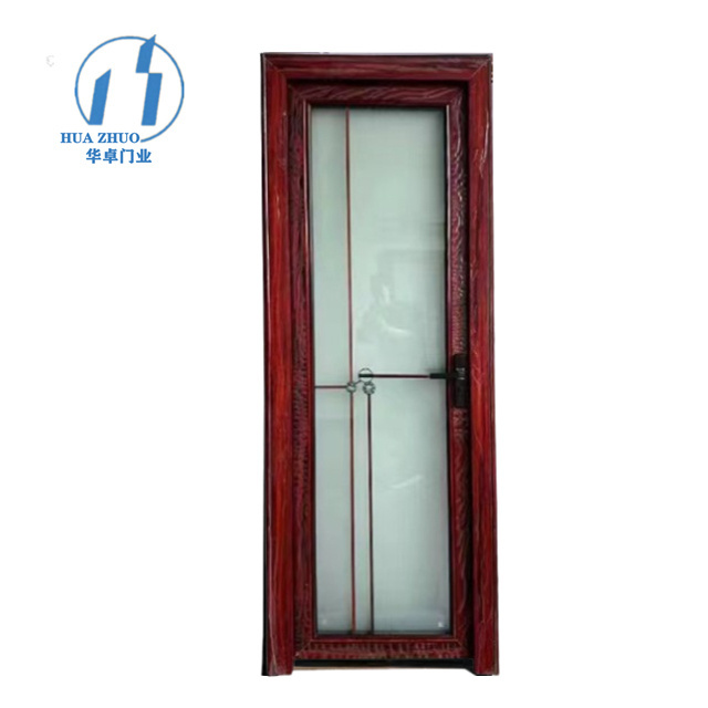 Zhoulv door in stock price frosted glass interior doors for bathrooms