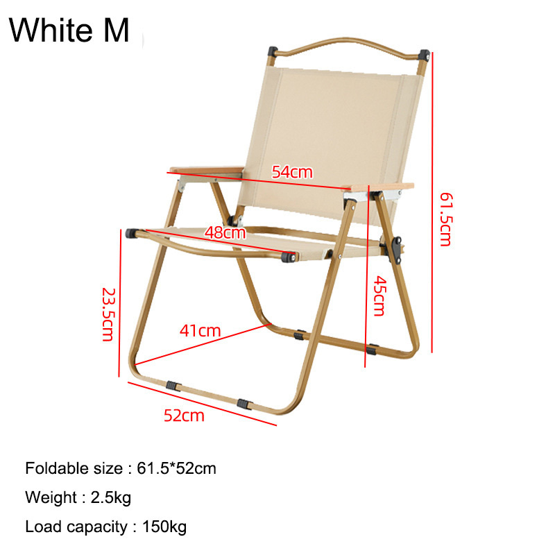 Outdoor folding Leisure Kermit Chair Camping Folding chair Portable recliner Fishing camping backrest stool