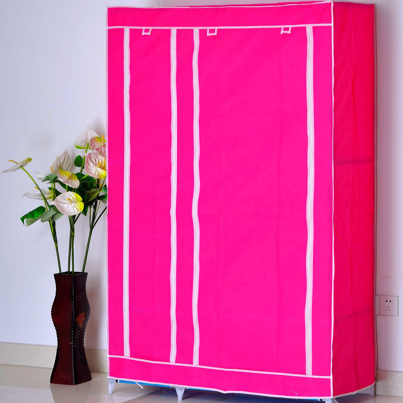 Hot Fashion Simple Portable Wardrobe Cabinet Assembly Storage Cabinet Non-Woven Fabric Portable Wardrobe