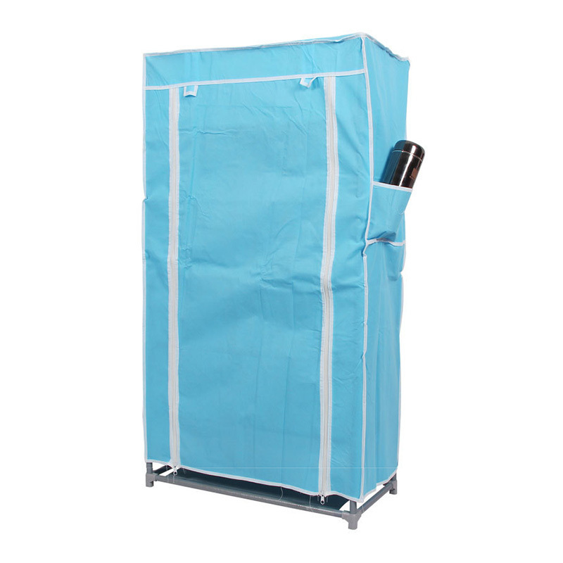 Non woven fabric 4 tiers cover steel lockable shoe cabinet hanging shoe rack