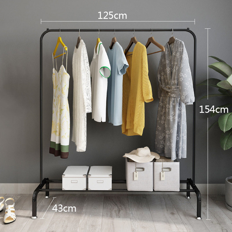 Home Furniture Bedroom Single Pole Clothing Display Clothes tree hangers racks