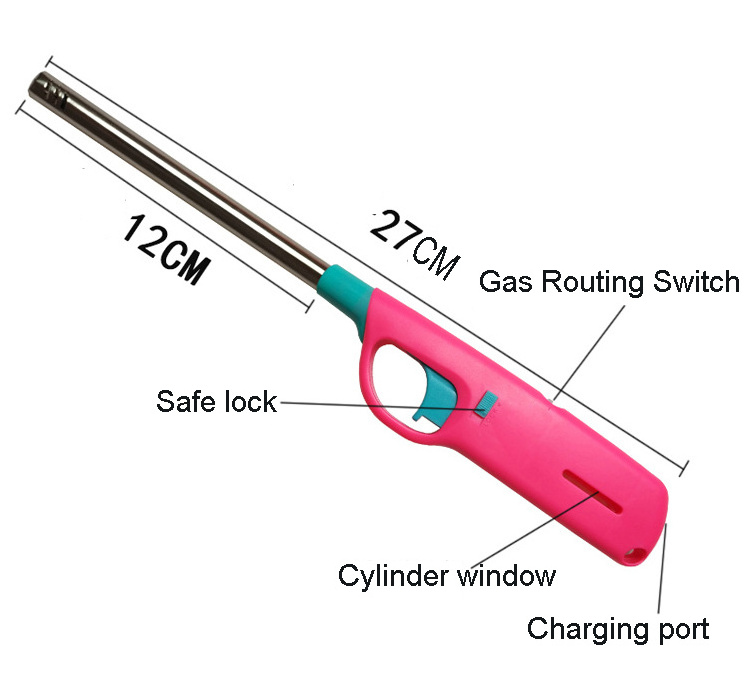 Portable electronic igniter Gas stove gas kitchen extended pulse long gas lighter