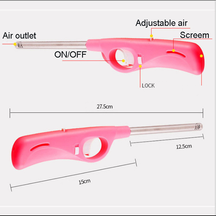 Portable electronic igniter Gas stove gas kitchen extended pulse long gas lighter
