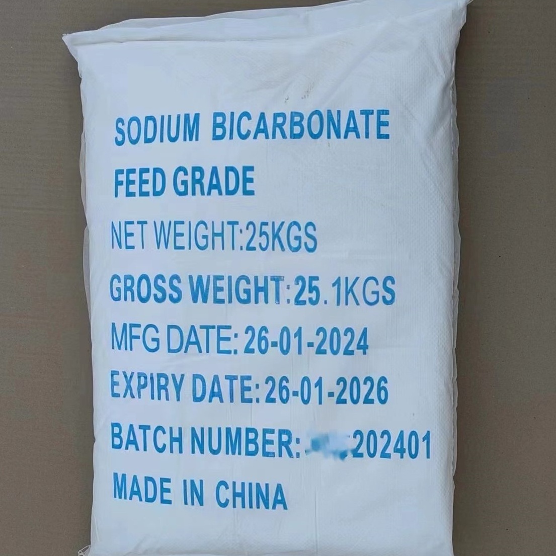 Sodium Bicarbonate 25Kg High Quality 99% Min Industrial Grade Baking Soda