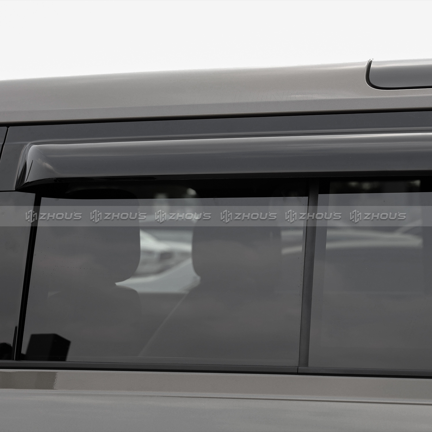 Exterior Accessories 6Pcs Window Vent Sun Shade Rain Guard Door Visor Car Deflectors Special Car Rain Side Windows Sun Visor