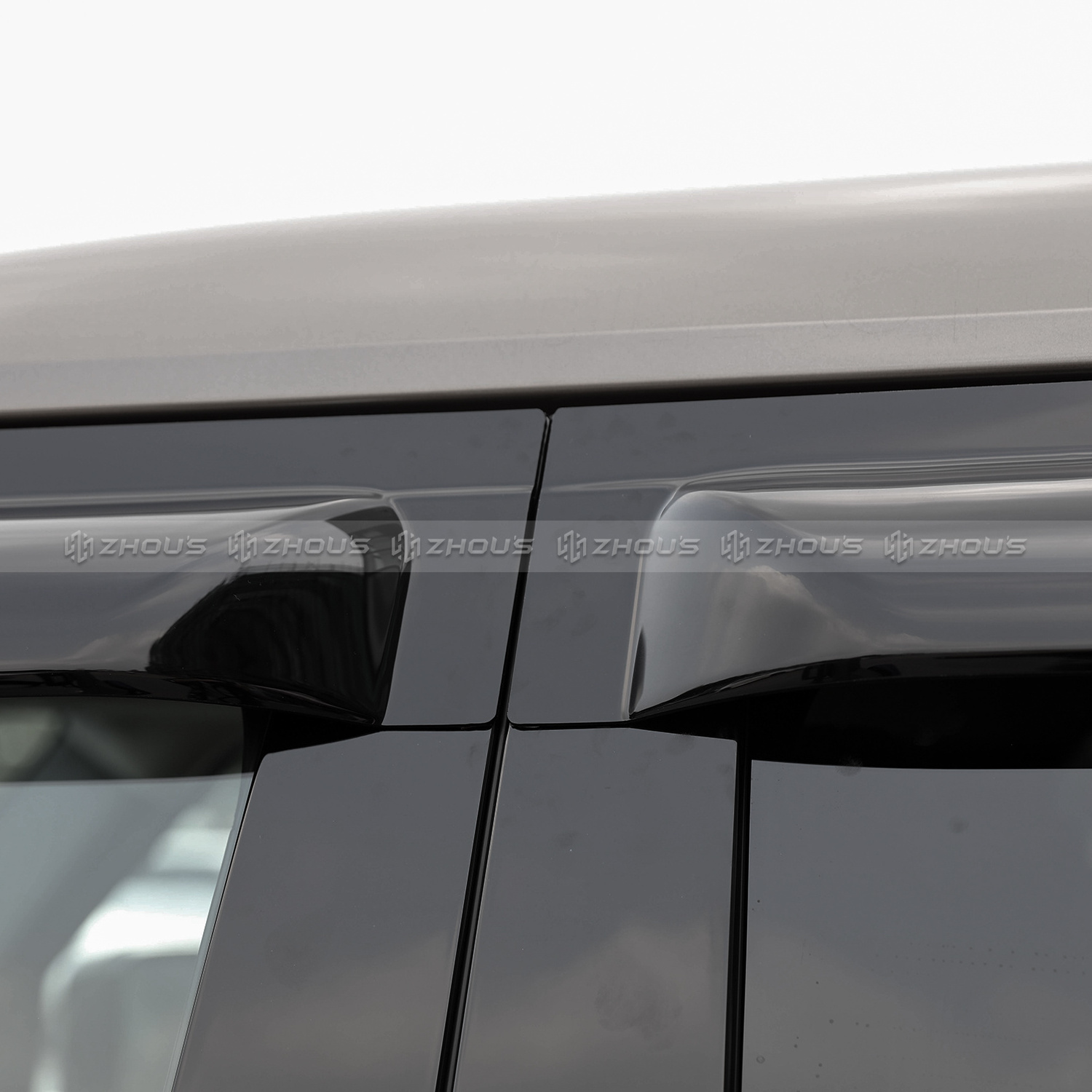 Exterior Accessories 6Pcs Window Vent Sun Shade Rain Guard Door Visor Car Deflectors Special Car Rain Side Windows Sun Visor