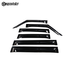 Exterior Accessories 6Pcs Window Vent Sun Shade Rain Guard Door Visor Car Deflectors Special Car Rain Side Windows Sun Visor