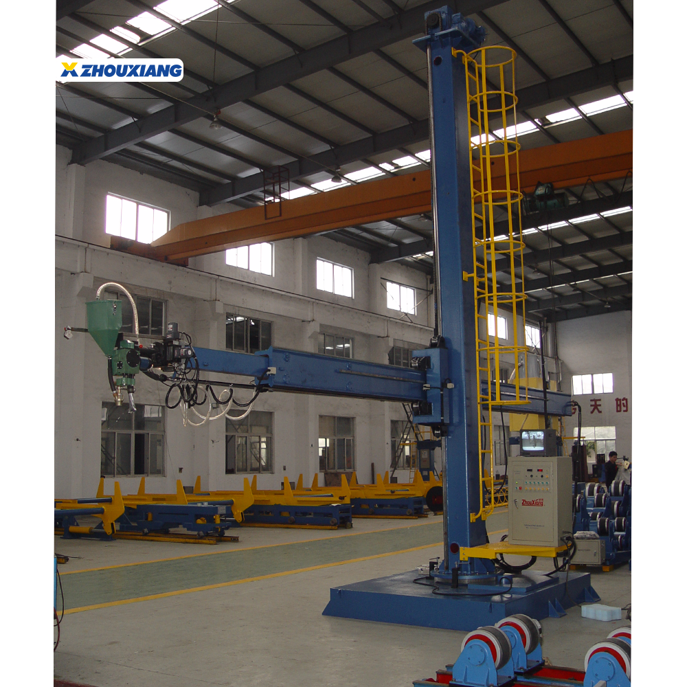 Circular Longitudinal Seam Automatic Column And Boom Welding Manipulator Machine In Wind Tower Plant