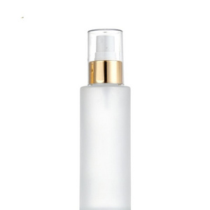 Frosted Glass Lotion Bottle Water Milk Skincare Pressed Spray Bottle Cosmetic Dispenser Bottles