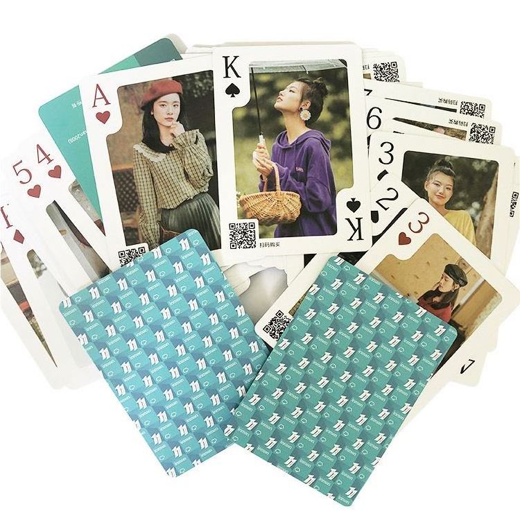 Cheap custom print poker deck pvc poker cards 100% waterproof playing cards baloot card