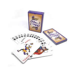 Full Colors printing business poker cards customize Italian Playing Cards with packaging box