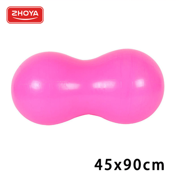 custom yoga ball gymnastics yoga peanut ball massage inflatable pvc peanut yoga ball