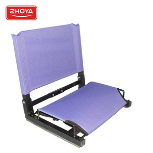 Zhoya Folding Bleacher Cushions Portable Folding Floor Stadium Seat Set Sports Bleacher Chairs