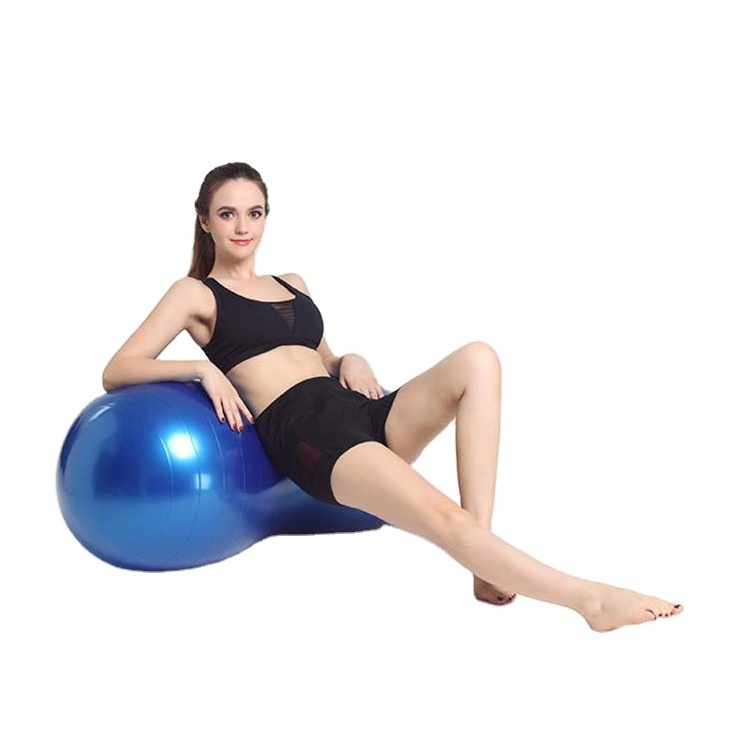 custom yoga ball gymnastics yoga peanut ball massage inflatable pvc peanut yoga ball