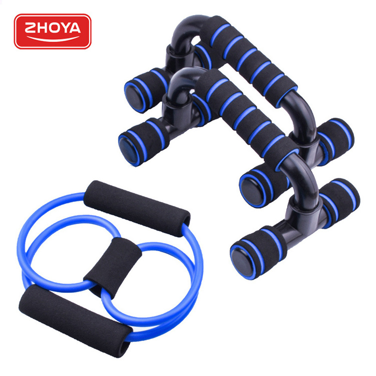 Zhoya 7pcs Kit Abs Portable Equipment For Home Exercise Muscle Strength Sets Exercise Abdominal Roller Wheels