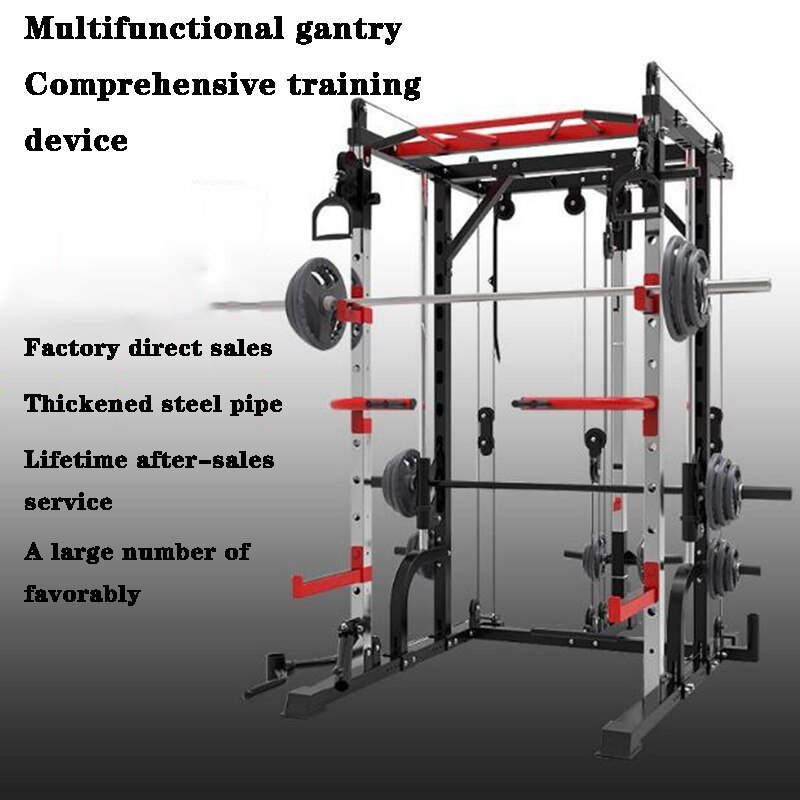 Zhoya cheap home gym smith machine gym squat rack for home use mutli function station