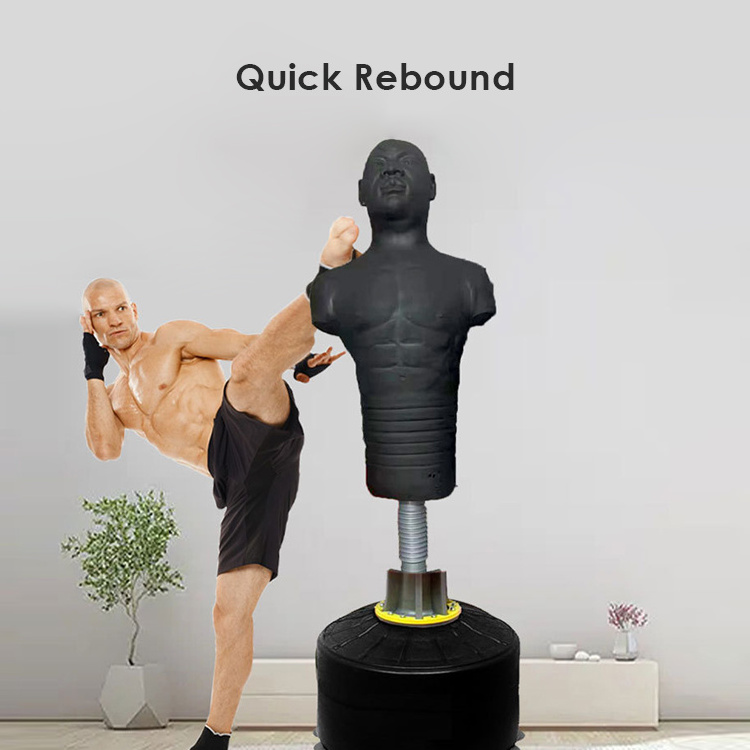 ZHOYA SPORT Factory Professional Custom Adjustable Boxing Dummy BOB Freestanding Boxing Mannequin Punching Bag Fighting Training