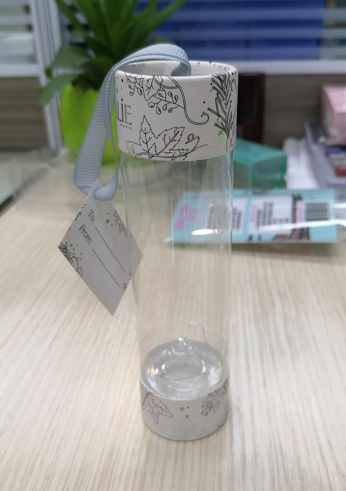 Customized Pvc Pet Pp Tube Container Clear Packaging Transparent Cylinder Round Plastic Box