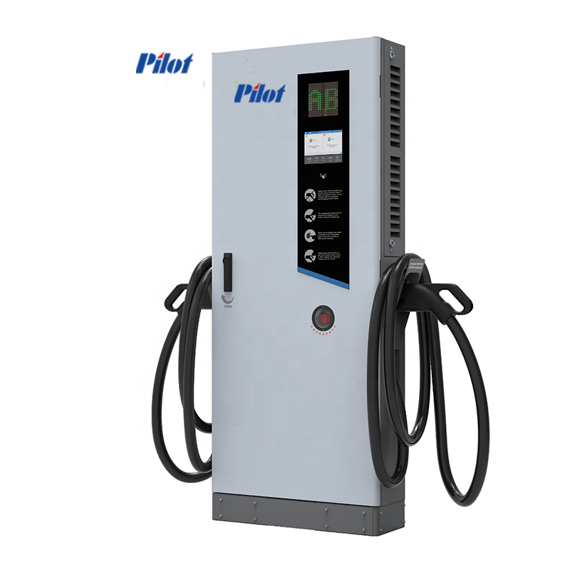 Pilot Sino Commerical Level 3 Charging Station CCS2 CCS1 ChadeMo DC Fast EV Car Charger 60kw